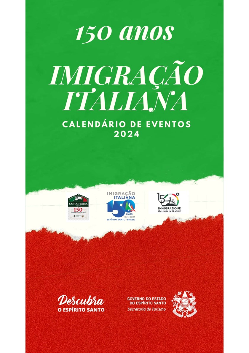 Logomarca - Calendário 150 Anos - Imigração Italiana